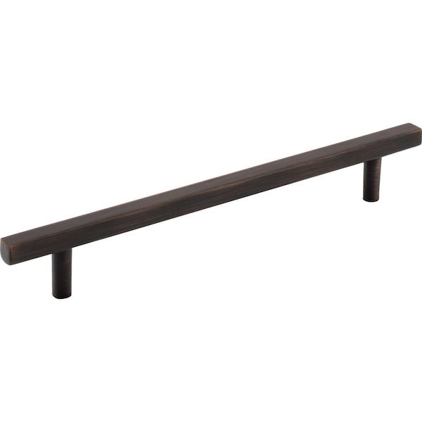 Jeffrey Alexander 160 mm Center-to-Center Brushed Oil Rubbed Bronze Square Dominique Cabinet Bar Pull 845-160DBAC - main